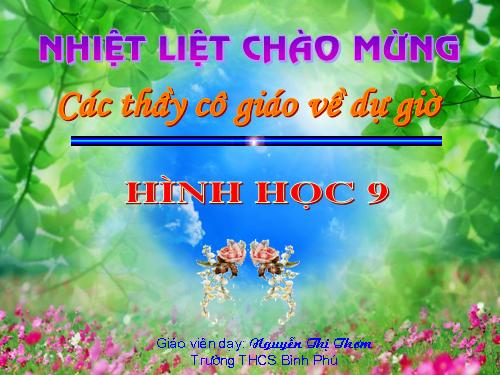 Chương II. §3. Liên hệ giữa dây và khoảng cách từ tâm đến dây