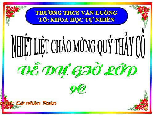 Chương I. §2. Tỉ số lượng giác của góc nhọn