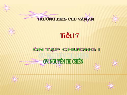 Ôn tập Chương I. Hệ thức lượng trong tam giác vuông