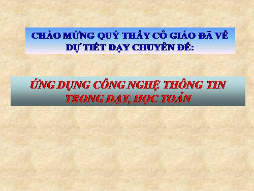 Chương II. §4. Vị trí tương đối của đường thẳng và đường tròn