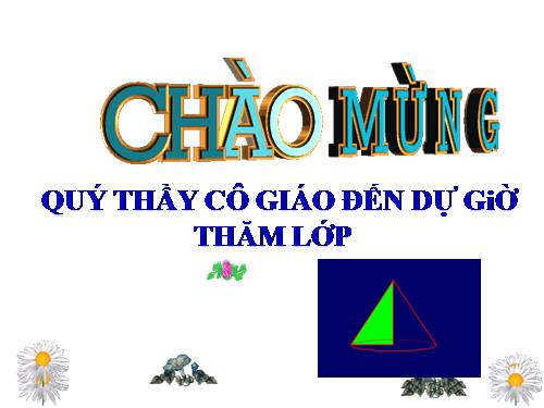 Chương IV. §2. Hình nón - Hình nón cụt - Diện tích xung quanh và thể tích của hình nón, hình nón cụt