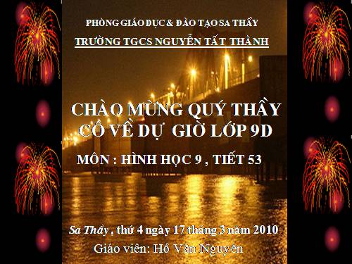 Chương III. §10. Diện tích hình tròn, hình quạt tròn
