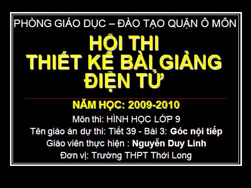 Chương III. §3. Góc nội tiếp