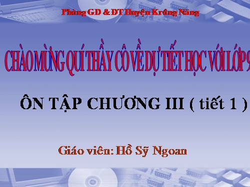 Ôn tập Chương III. Góc với đường tròn