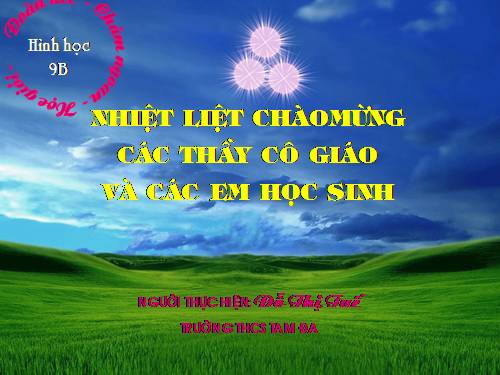 Chương III. §10. Diện tích hình tròn, hình quạt tròn