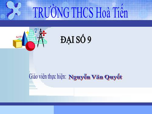 Chương III. §2. Liên hệ giữa cung và dây