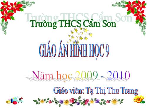 Chương III. §5. Góc có đỉnh ở bên trong đường tròn. Góc có đỉnh ở bên ngoài đường tròn