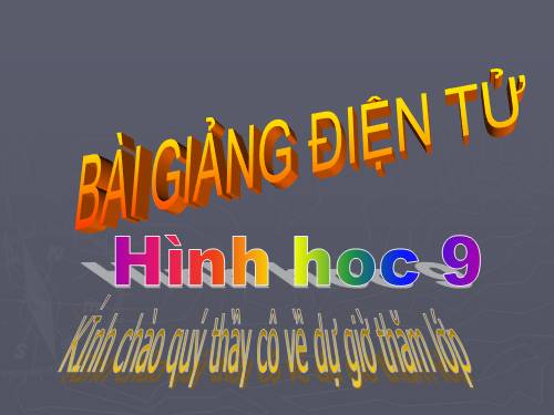 Chương II. §3. Liên hệ giữa dây và khoảng cách từ tâm đến dây