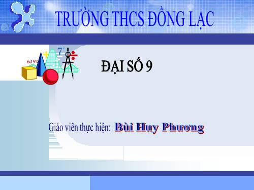 Chương III. §2. Liên hệ giữa cung và dây