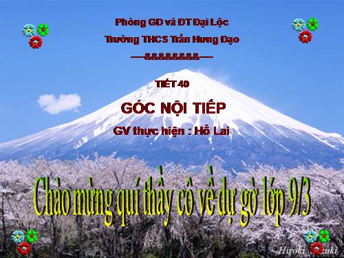 Chương III. §3. Góc nội tiếp