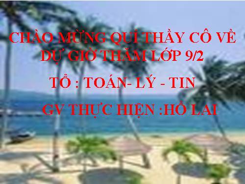 Chương II. §6. Tính chất của hai tiếp tuyến cắt nhau