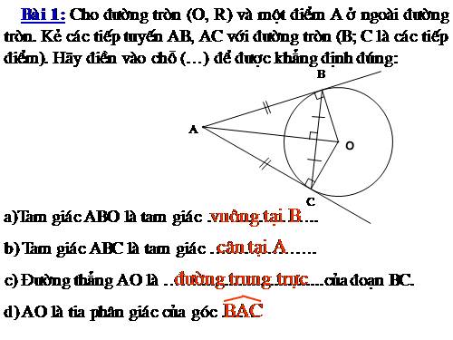 Ôn tập Chương II. Đường tròn