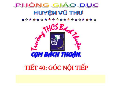 Chương III. §3. Góc nội tiếp