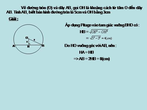 Chương II. §4. Vị trí tương đối của đường thẳng và đường tròn