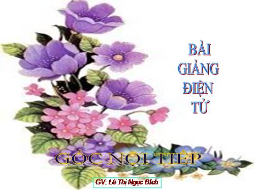 Chương III. §3. Góc nội tiếp