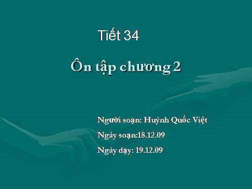 Ôn tập Chương II. Đường tròn