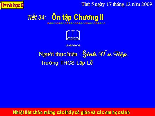 Ôn tập Chương II. Đường tròn