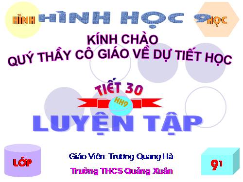 Các bài Luyện tập