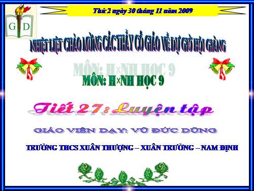 Các bài Luyện tập