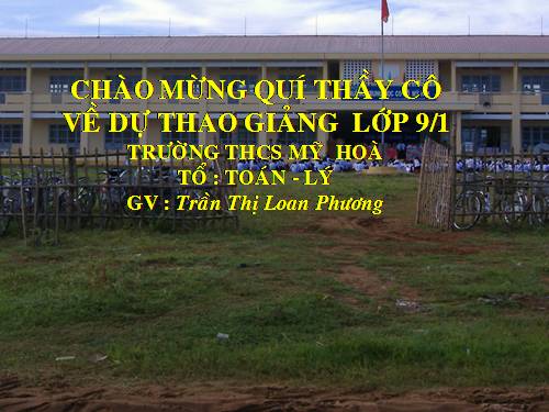 Chương II. §6. Tính chất của hai tiếp tuyến cắt nhau