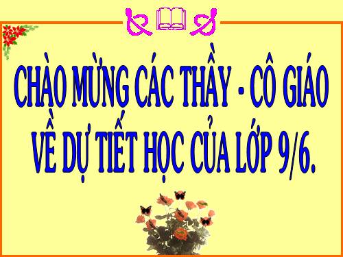 Chương II. §3. Liên hệ giữa dây và khoảng cách từ tâm đến dây