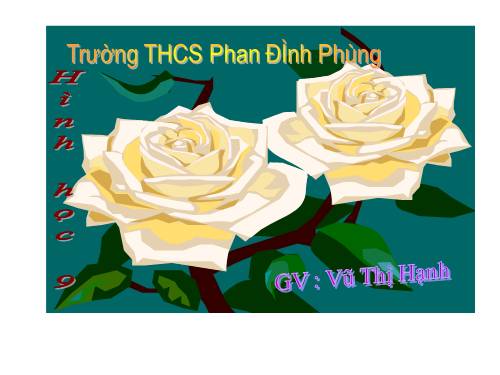 Chương II. §7-8. Vị trí tương đối của hai đường tròn