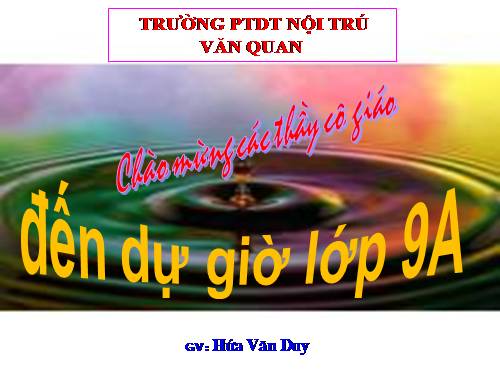 Chương II. §2. Đường kính và dây của đường tròn