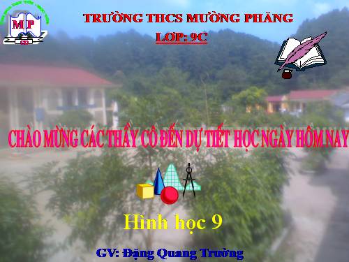 Chương II. §2. Đường kính và dây của đường tròn