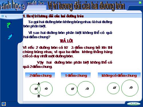 Chương II. §7-8. Vị trí tương đối của hai đường tròn