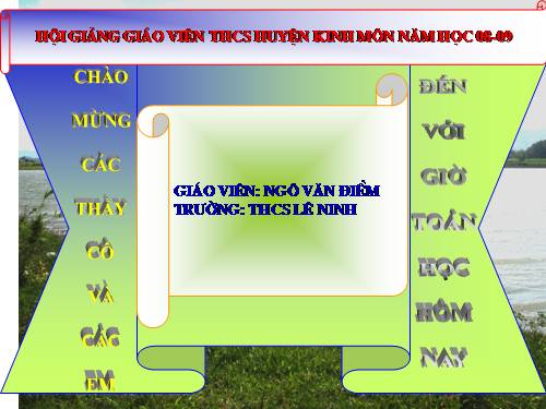 Chương III. §1. Góc ở tâm. Số đo cung