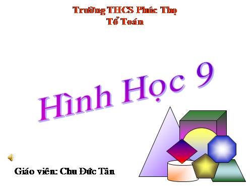 Chương III. §10. Diện tích hình tròn, hình quạt tròn