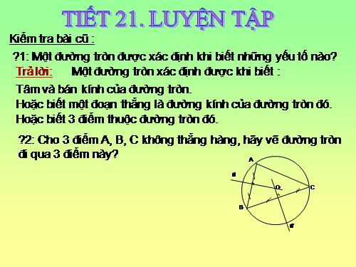 Các bài Luyện tập