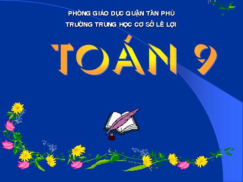 Ôn tập Chương I. Hệ thức lượng trong tam giác vuông