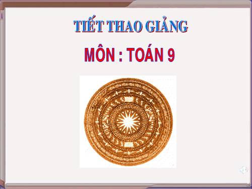 Chương II. §1. Sự xác định đường tròn. Tính chất đối xứng của đường tròn