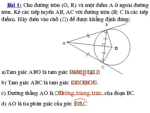 Ôn tập Chương II. Đường tròn