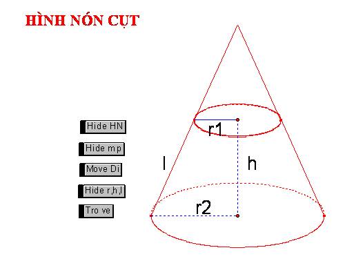 Chương IV. §2. Hình nón - Hình nón cụt - Diện tích xung quanh và thể tích của hình nón, hình nón cụt