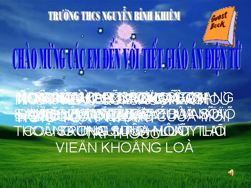 Chương IV. §1. Hình trụ - Diện tích xung quanh và thể tích của hình trụ