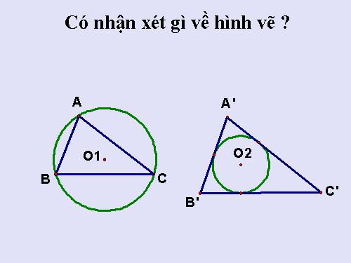 Chương III. §8. Đường tròn ngoại tiếp. Đường tròn nội tiếp