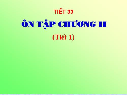 Ôn tập Chương II. Đường tròn