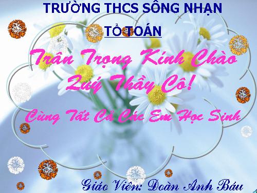 Chương IV. §1. Hình trụ - Diện tích xung quanh và thể tích của hình trụ