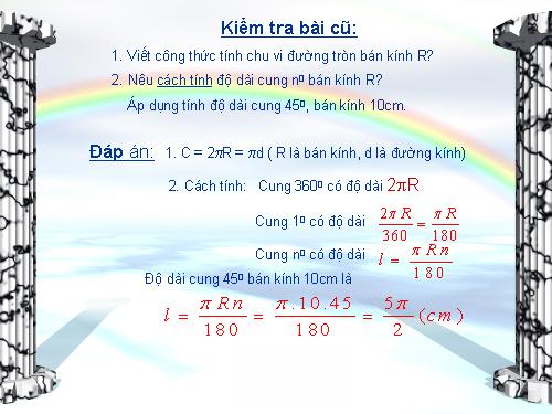 Chương III. §10. Diện tích hình tròn, hình quạt tròn