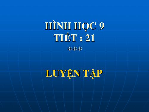 Các bài Luyện tập