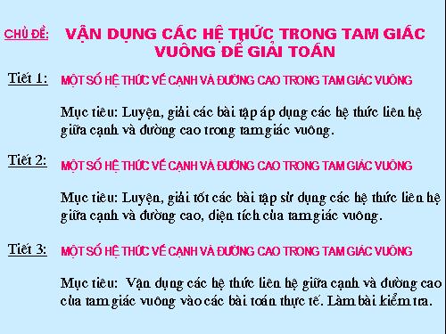 Tự chọn Toán THCS3