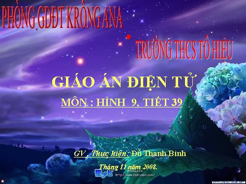 Chương III. §2. Liên hệ giữa cung và dây