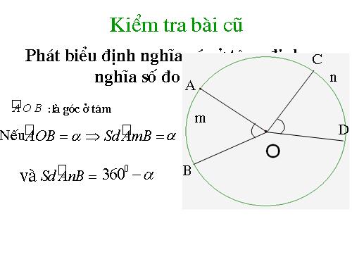 Chương III. §2. Liên hệ giữa cung và dây