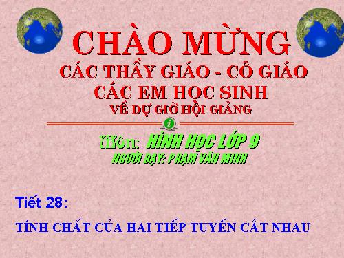 Chương II. §6. Tính chất của hai tiếp tuyến cắt nhau