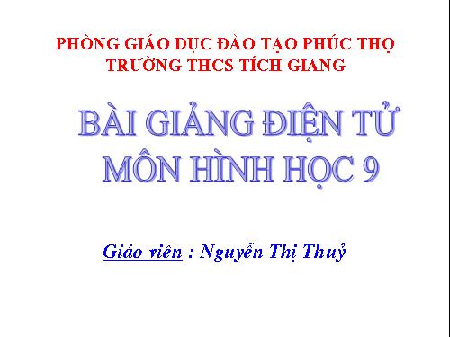 Chương II. §7-8. Vị trí tương đối của hai đường tròn