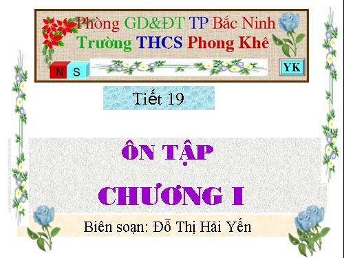 Ôn tập Chương I. Hệ thức lượng trong tam giác vuông