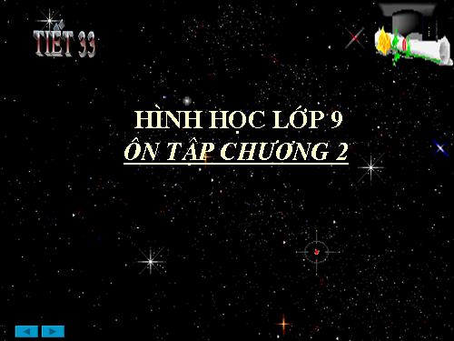 Ôn tập Chương II. Đường tròn