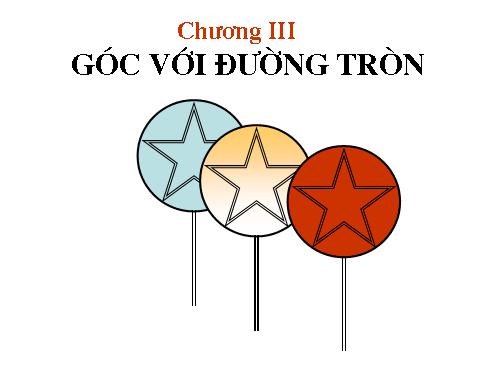 Chương III. §1. Góc ở tâm. Số đo cung